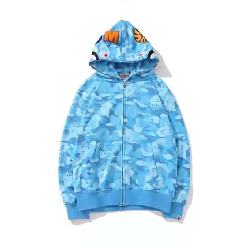 Men's Shark Camouflage Hoodies